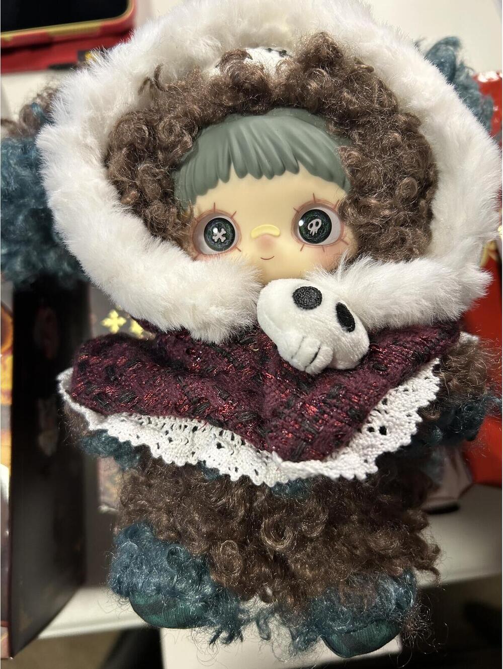 Maymei Ghost Puppy plush pendant bag charm Sure Fun Winter Weirdness